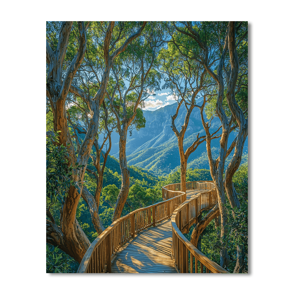 Treetop Walkway Paint By Numbers
