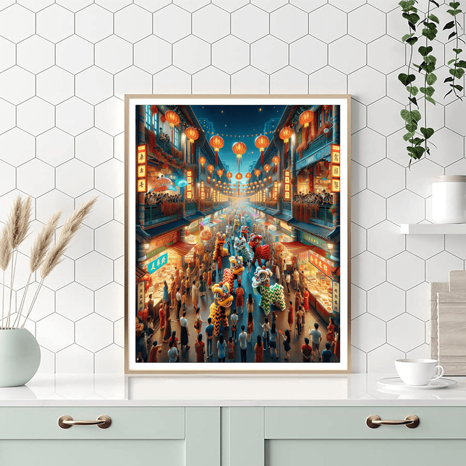 Chinese New Year - Singapore Painting Number Kit