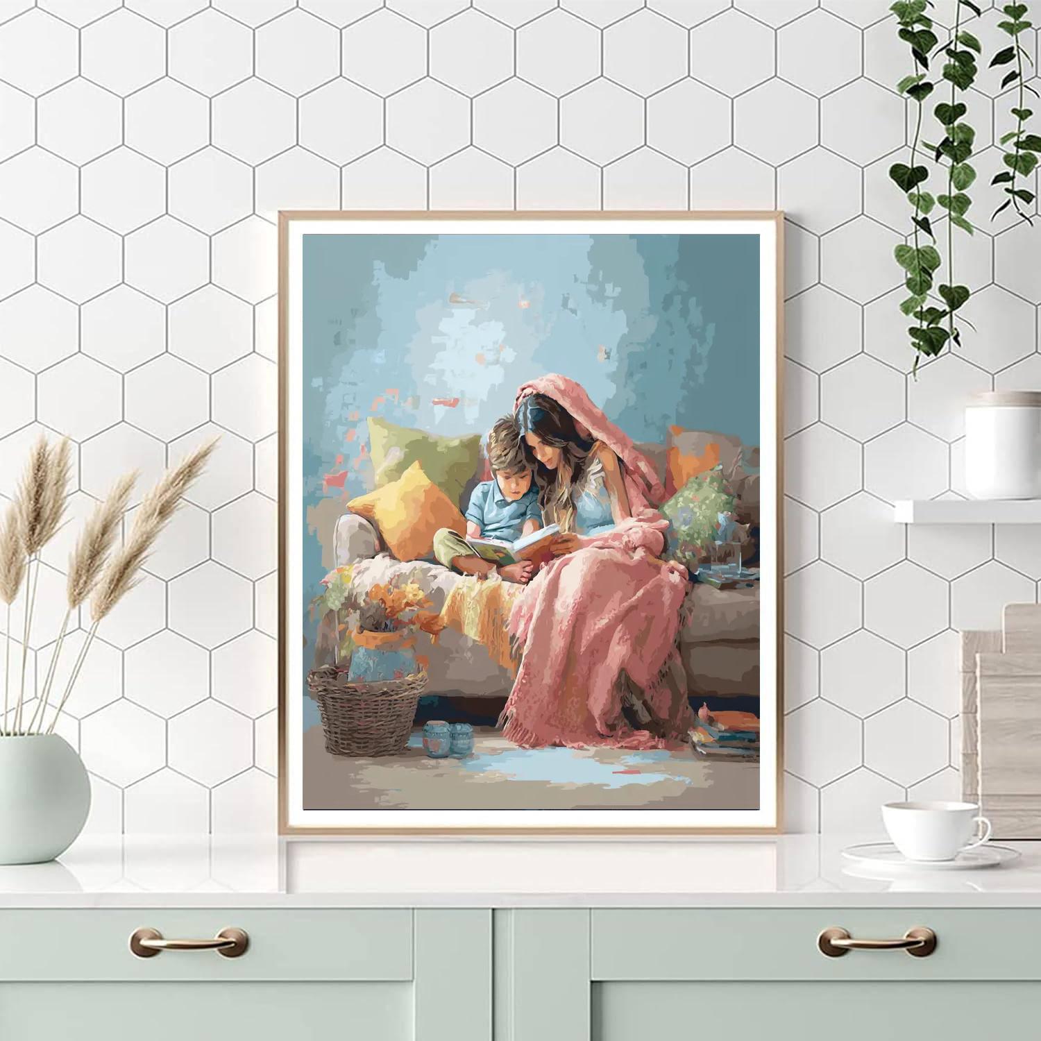 A Cuddle On The Couch Paint By Color