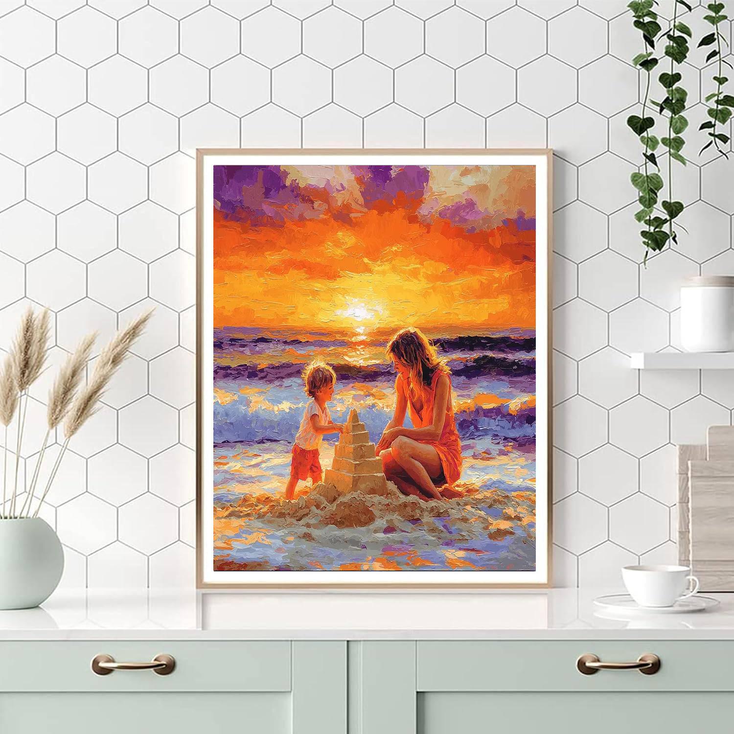 Sunset Playtime Paint By Number