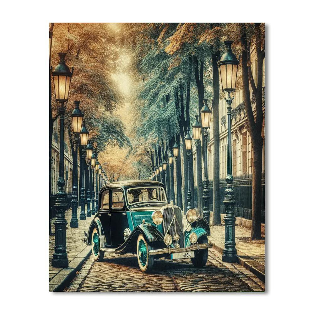 Vintage Motoring Paint By Numbers Kits