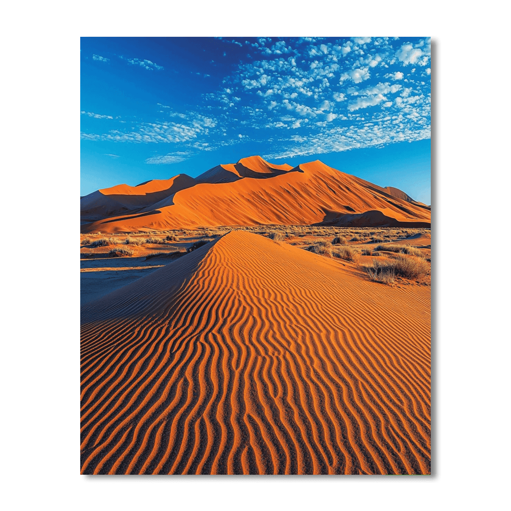 The Red Dunes Of Sossusvlei - Namibia DIY Paint By Numbers