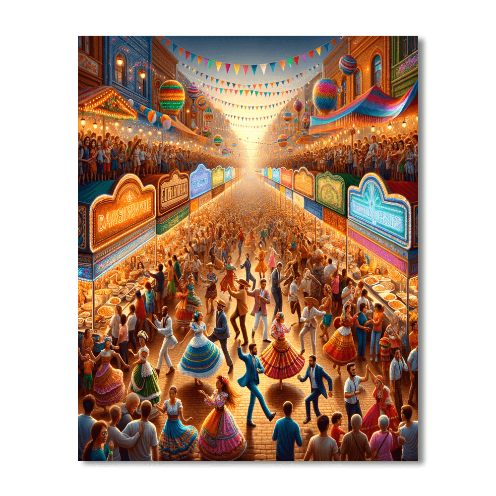 Feria De San Marcos Paint By Numbers Kits