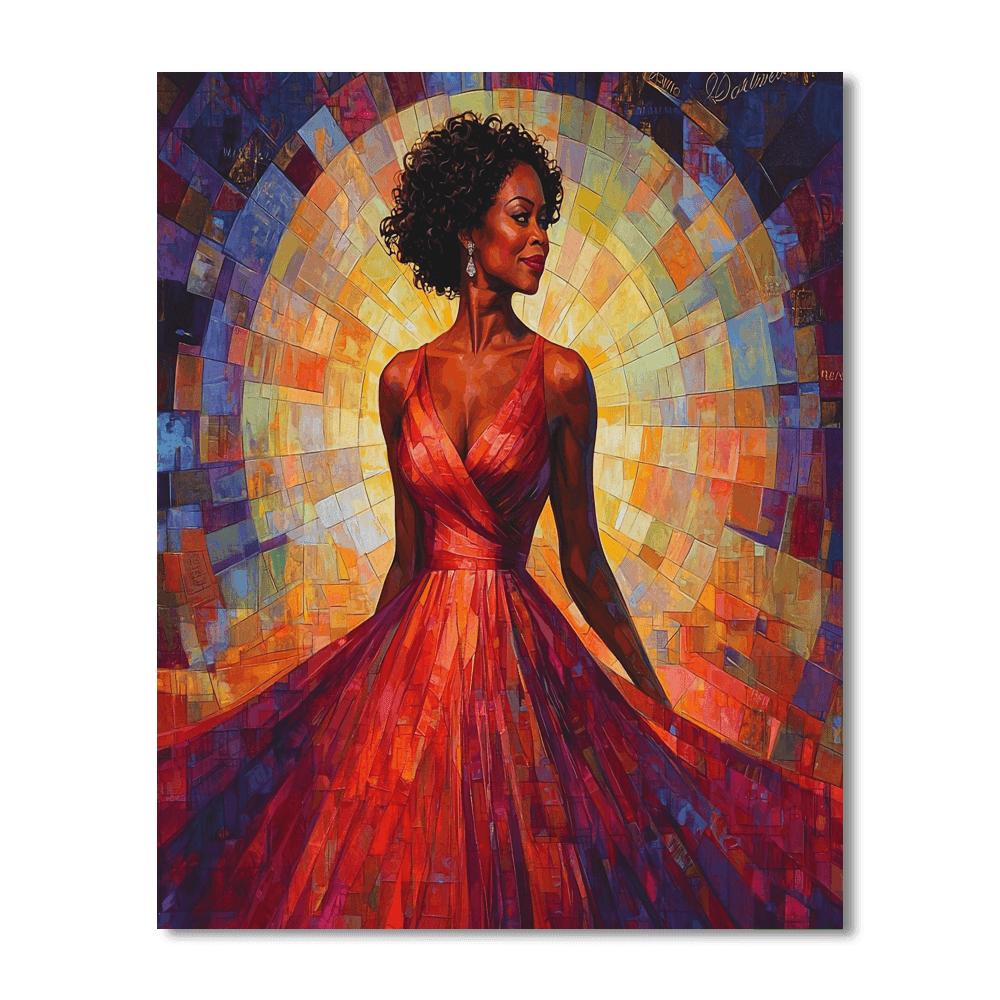 Viola Davis: A Force Of Nature In Cinematic Arts Paint By Numbers Art