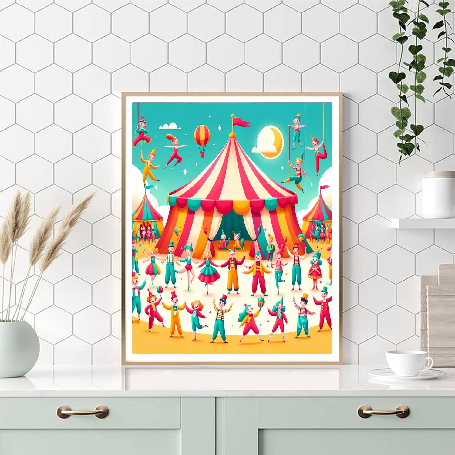 Circus Of Curiosities Paint By Color