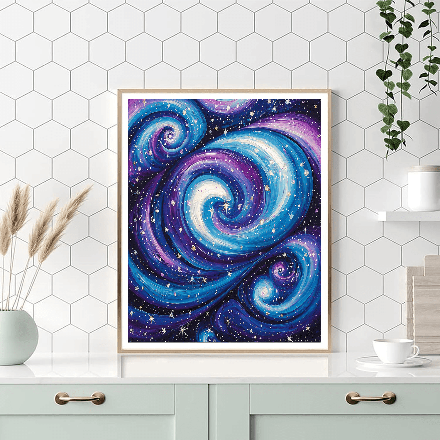 Yayoi Kusama Inspired Cosmic Patterns  Paint By Numbers