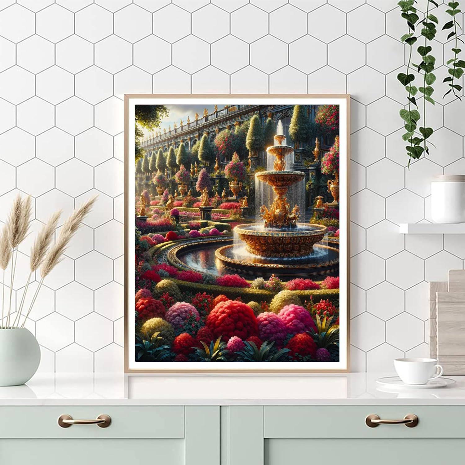 Regal Garden Splendor Numbered Painting Kits