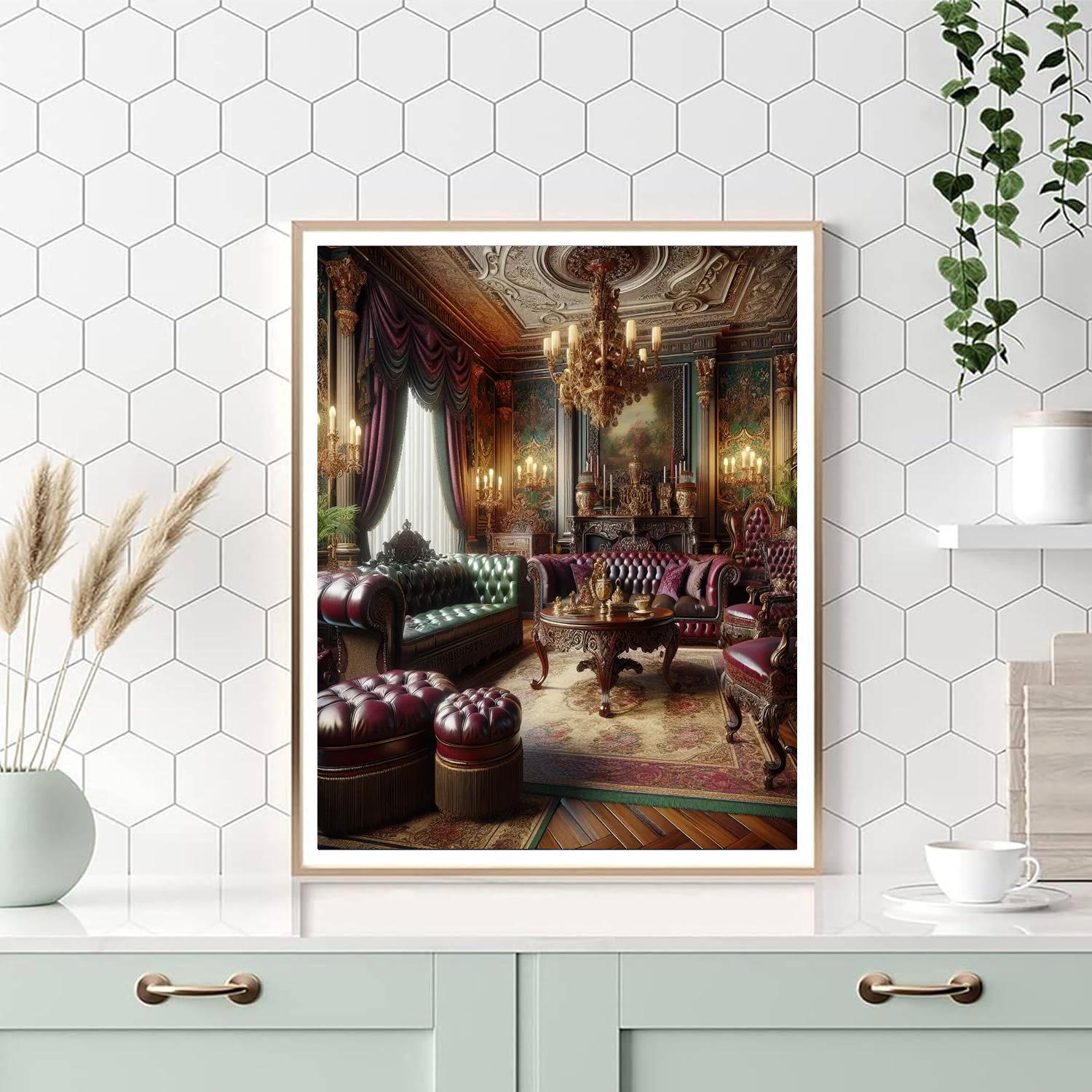 Refined Victorian Elegance Paint By Numbers