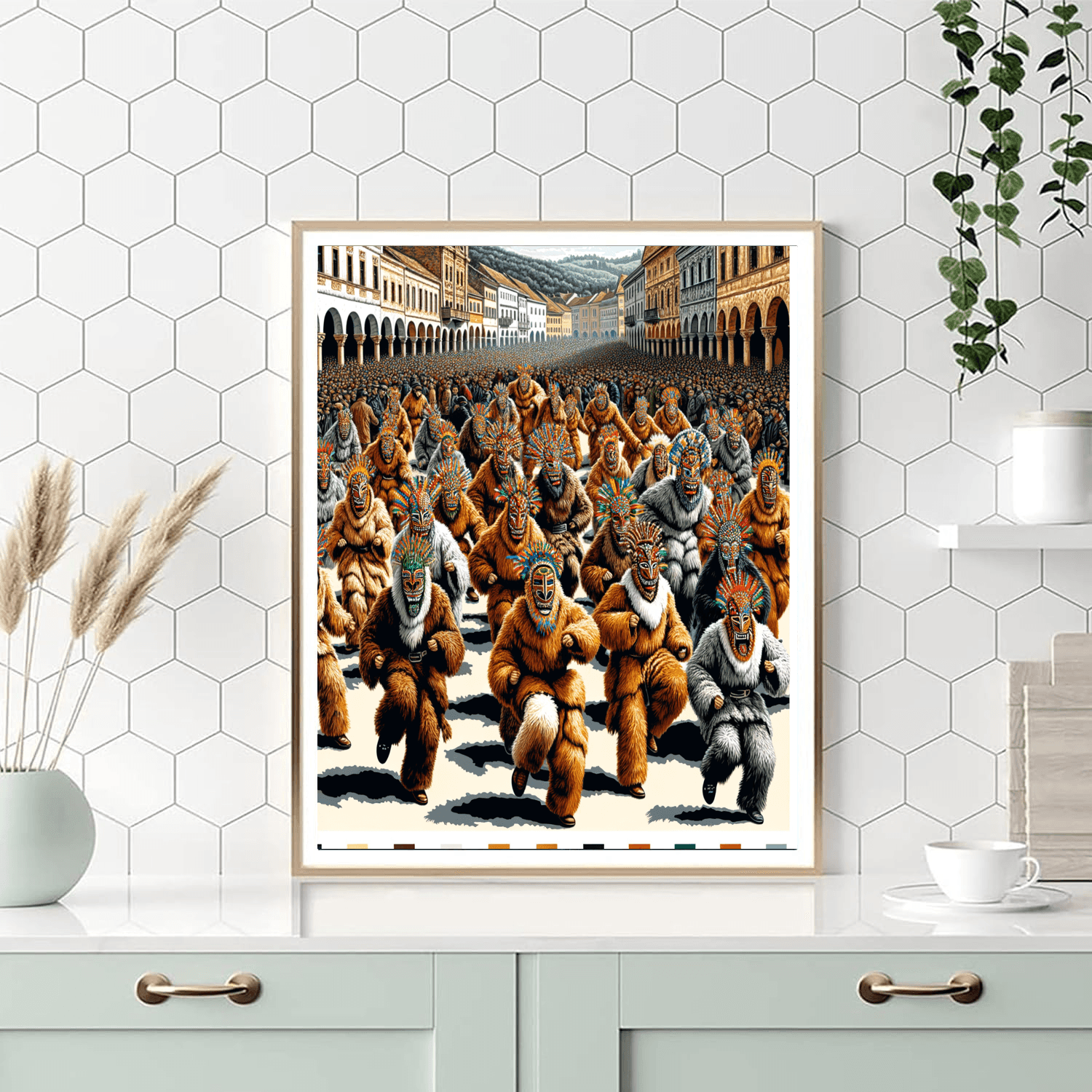 Busójárás Festival - Mohács, Hungary Number Painting