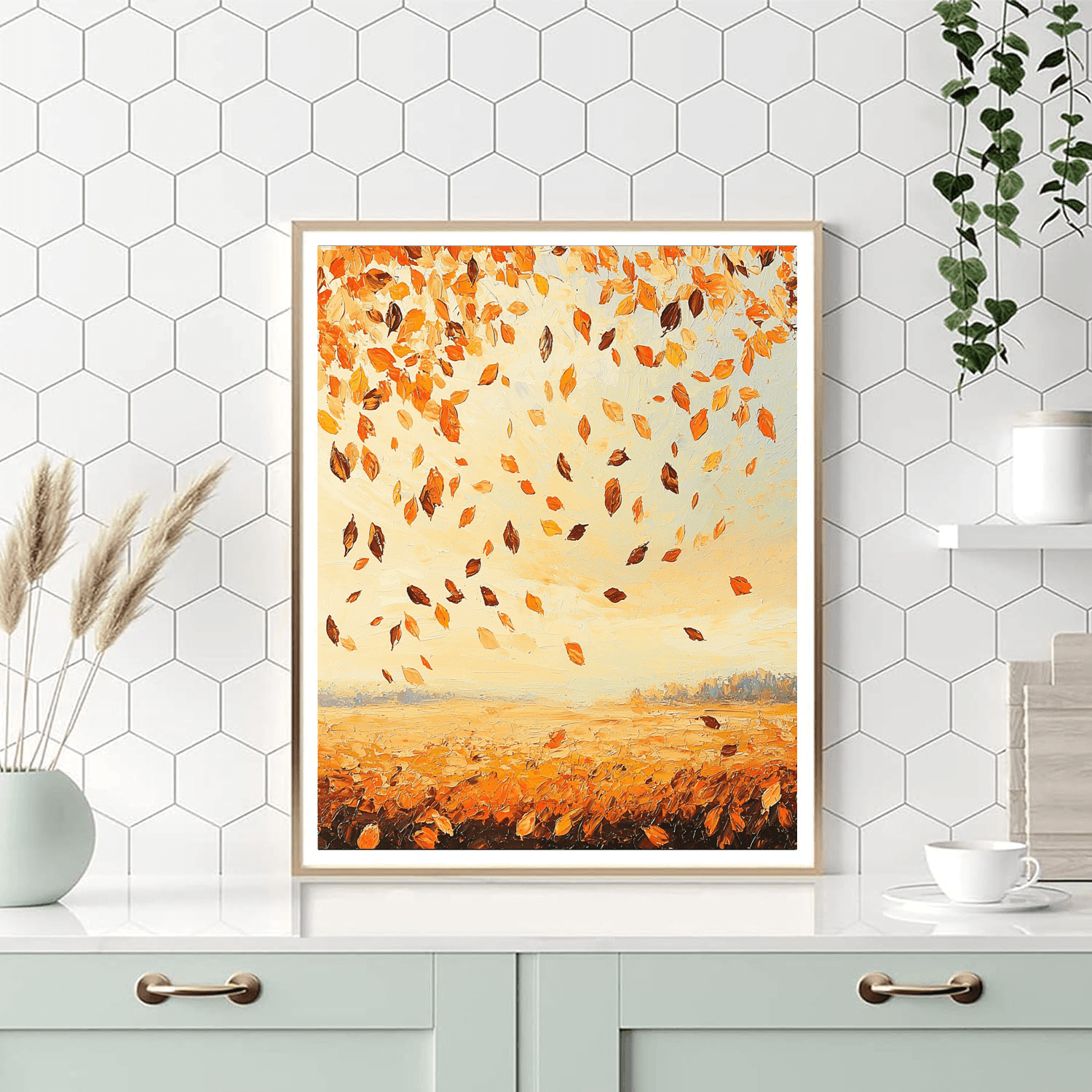 Claude Monet Inspired Reflections Of Autumn  Paint By Numbers Kits