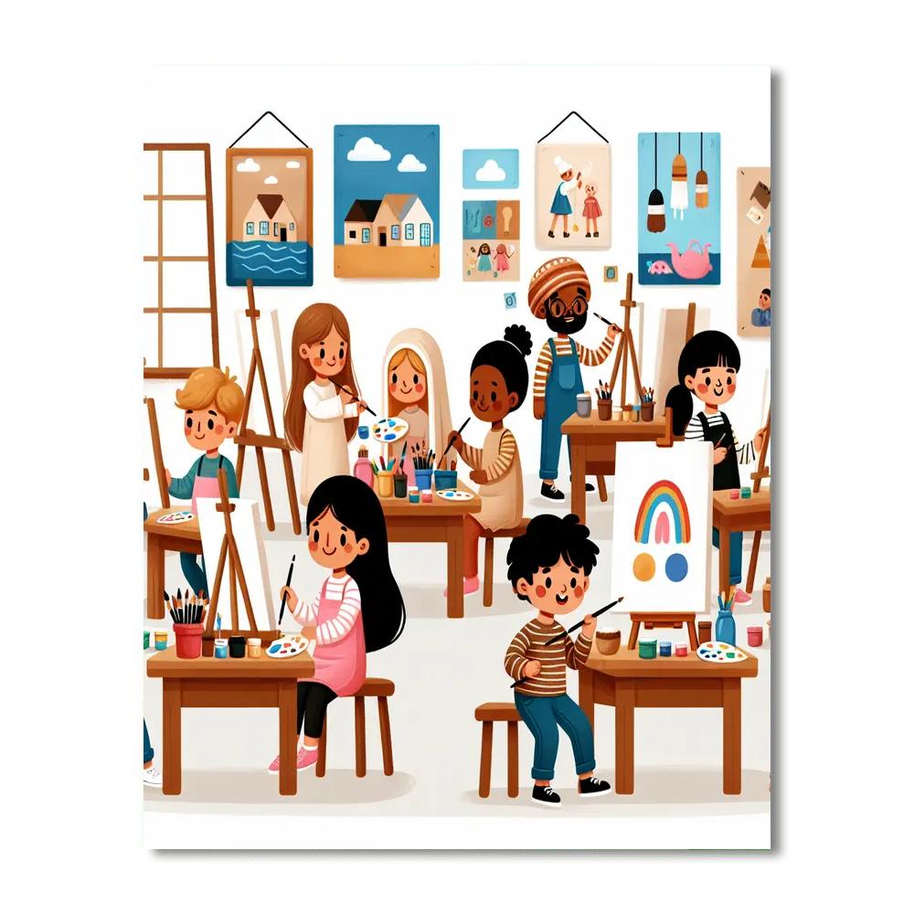 Art Studio Adventure Painting Number Kit