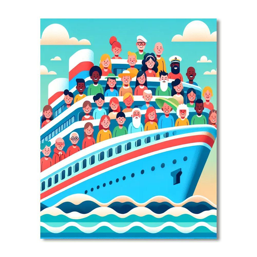 Ocean Adventure Cruise Paint By Number