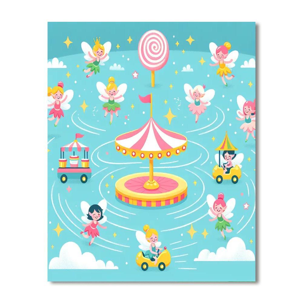 Fantasy Fairy Carnival Paint By Number
