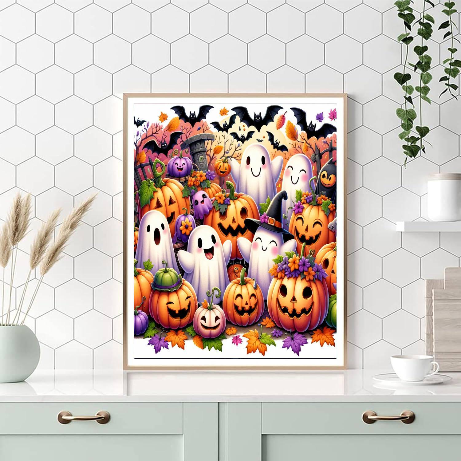 Charming Halloween Adventure Paint By Numbers Art
