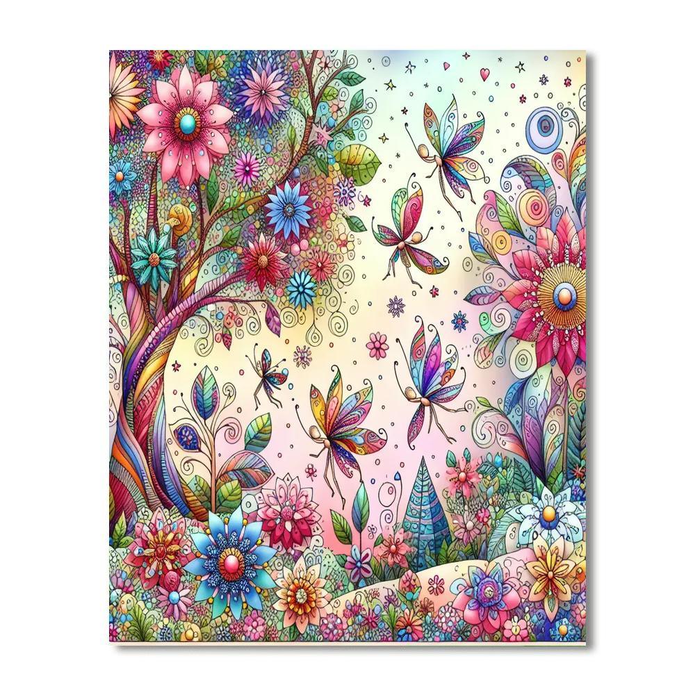 Imaginative Fairyland Quest Paint By Color