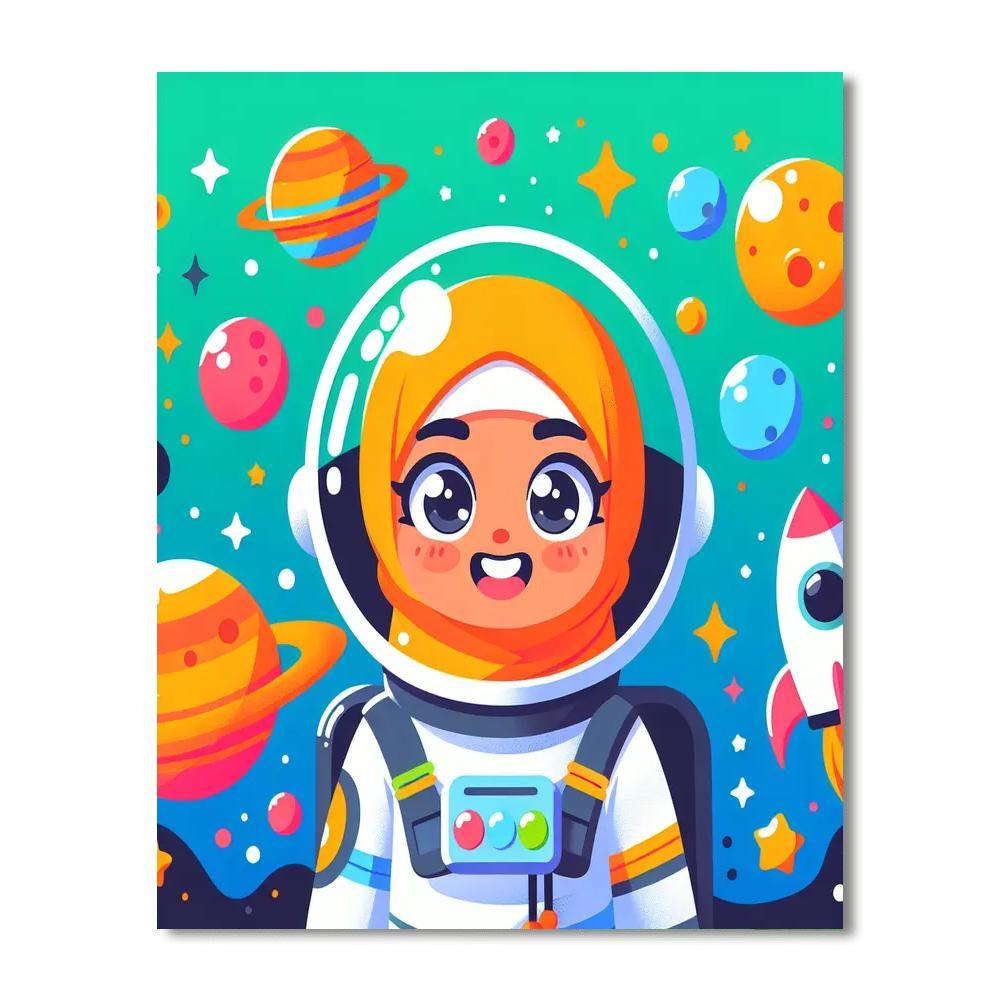 Galactic Pioneers Paint By Numbers Art