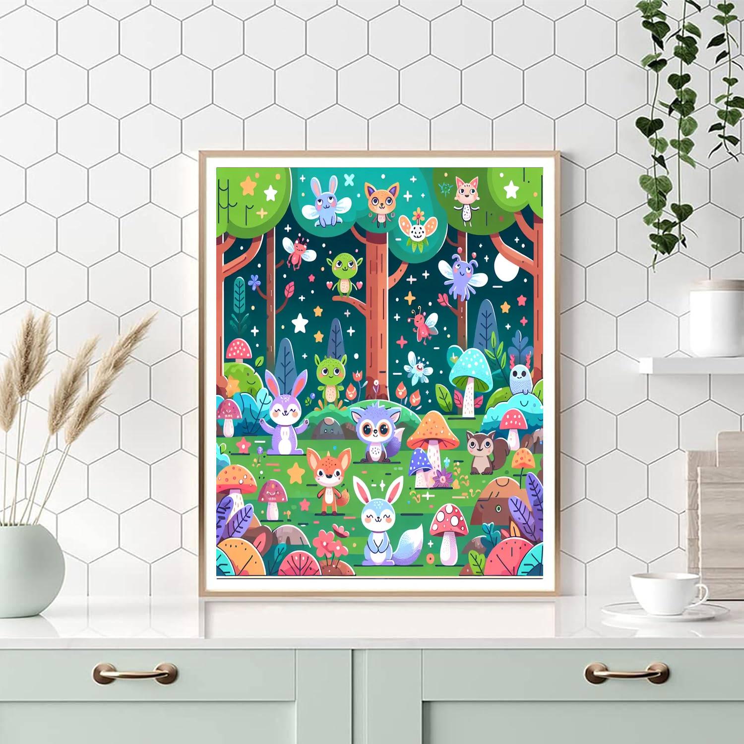 Woodland Fantasy Paint By Numbers
