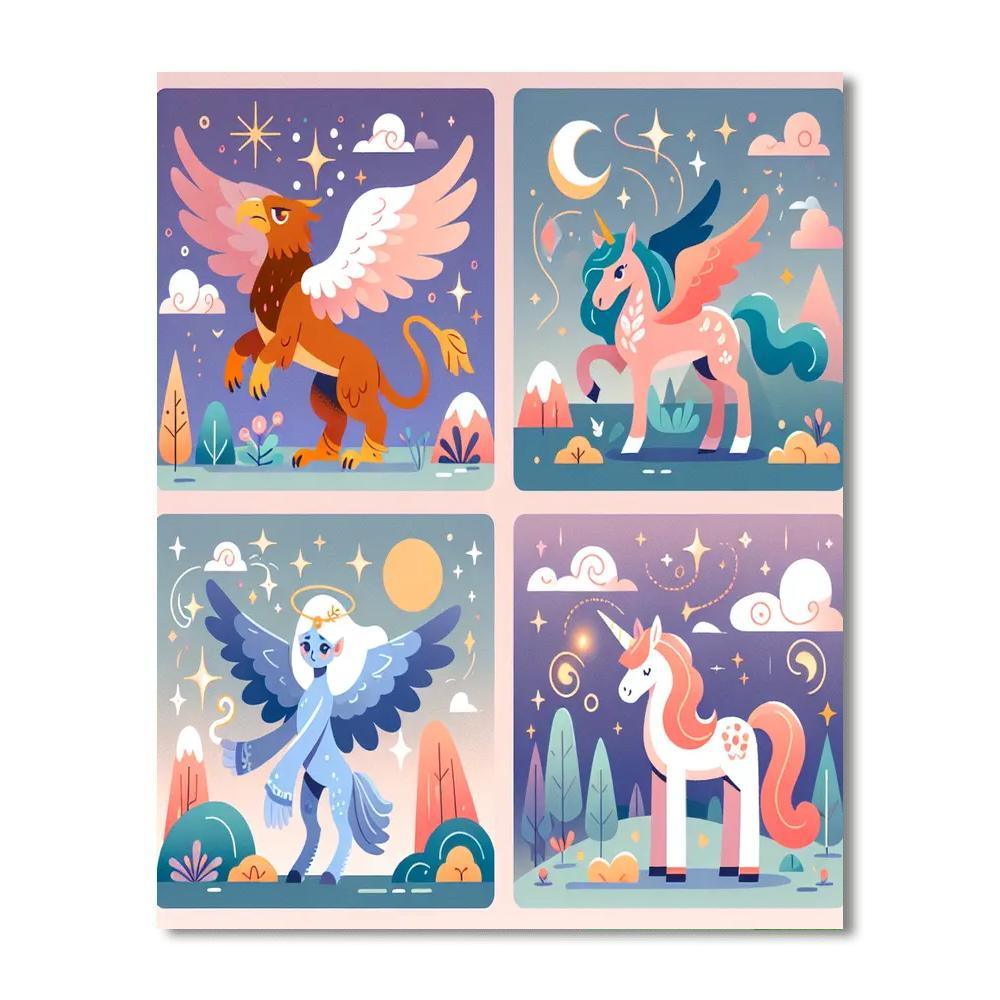 Fantastic Mythical Adventures Painting By Numbers Kit