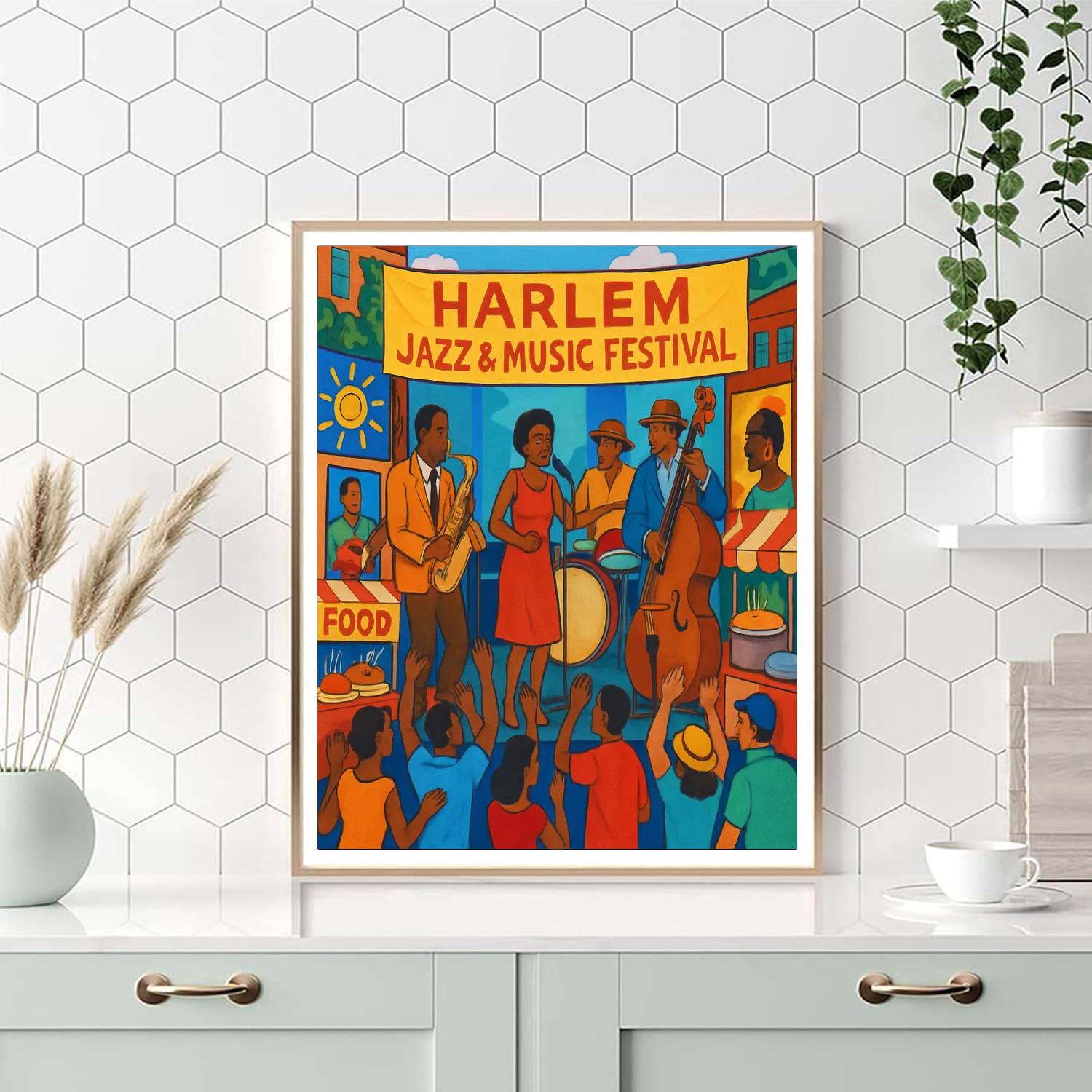 Harlem Jazz & Music Festival - United States Numbered Painting Kits