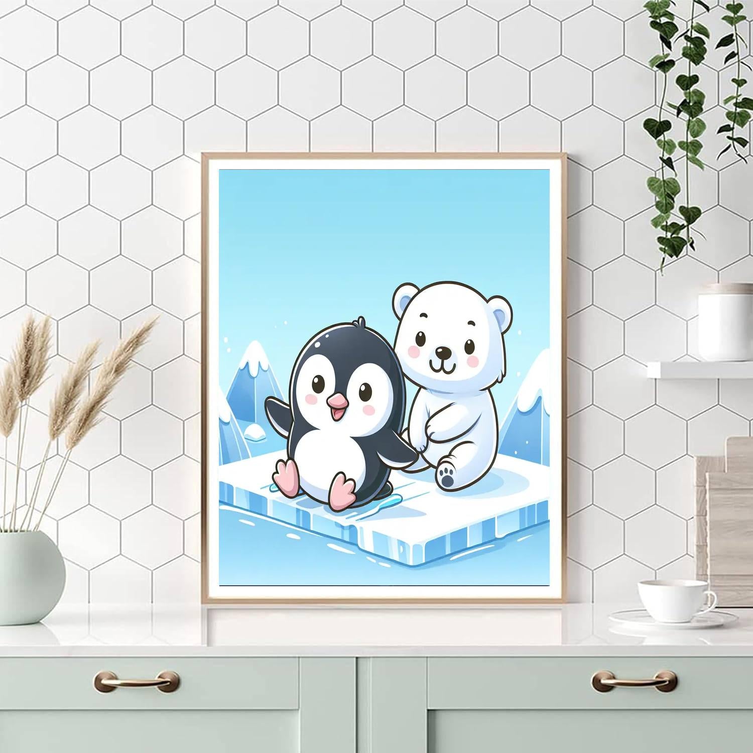 Friends From The Arctic Numbered Painting Kits