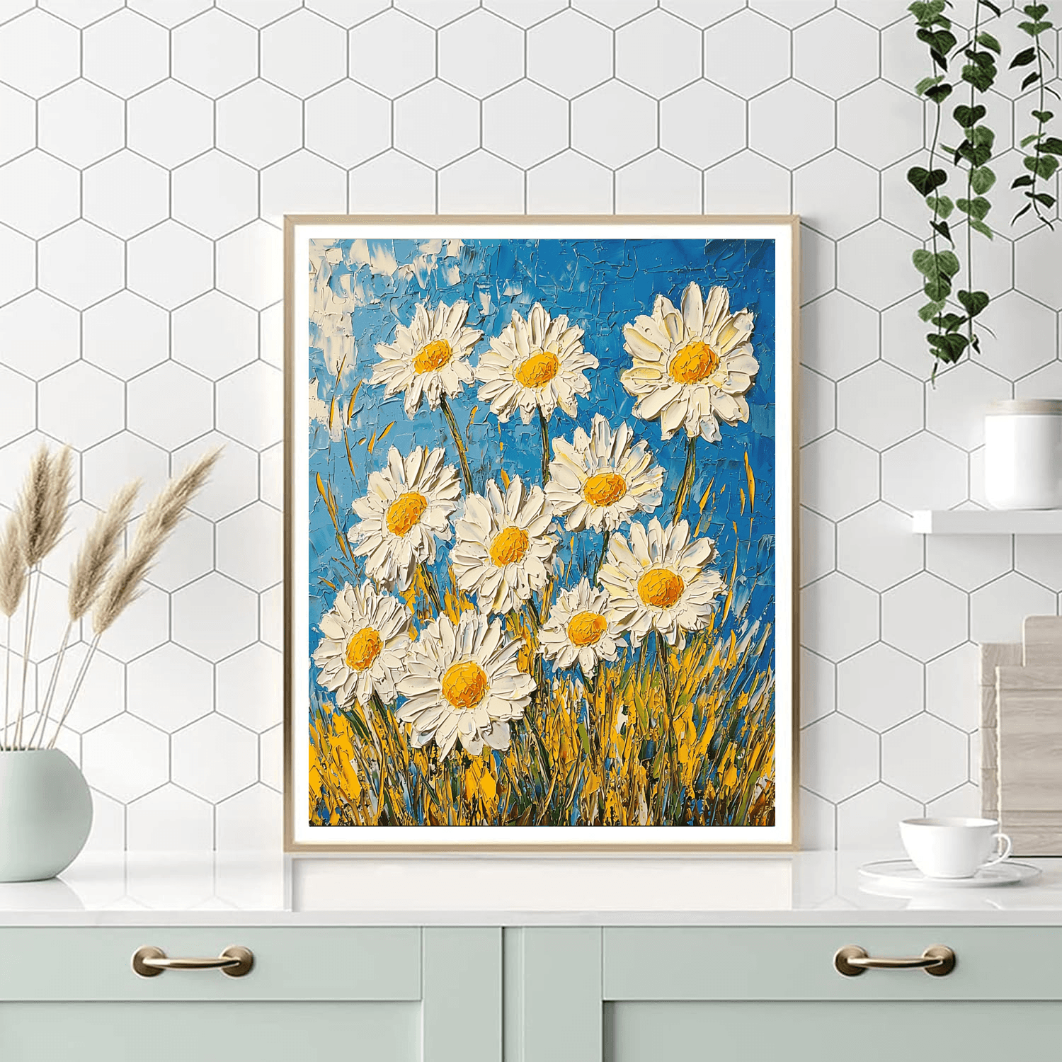 Vincent Van Gogh Inspired Dance Of The Daisies  Painting By Numbers Kit