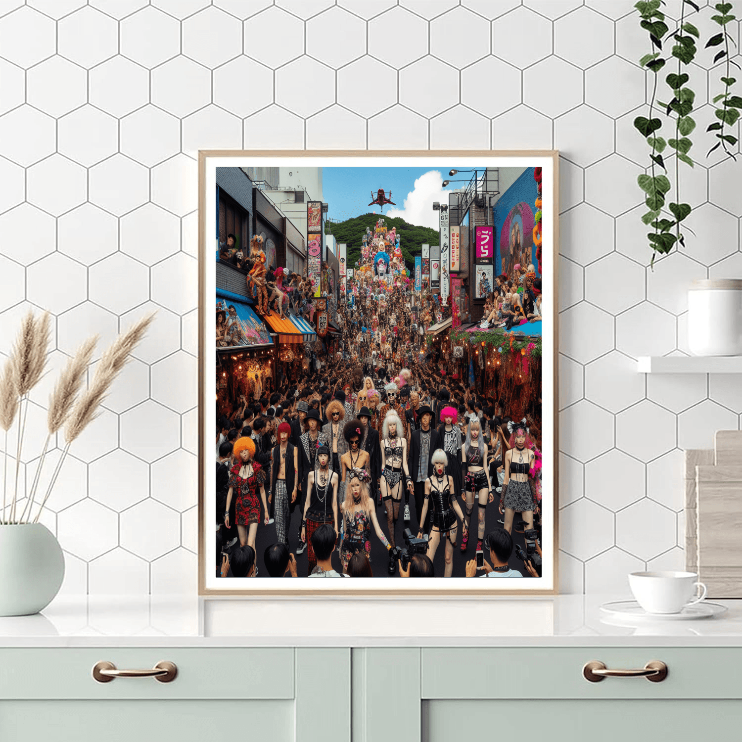 Harajuku Fashion Festival DIY Paint By Numbers