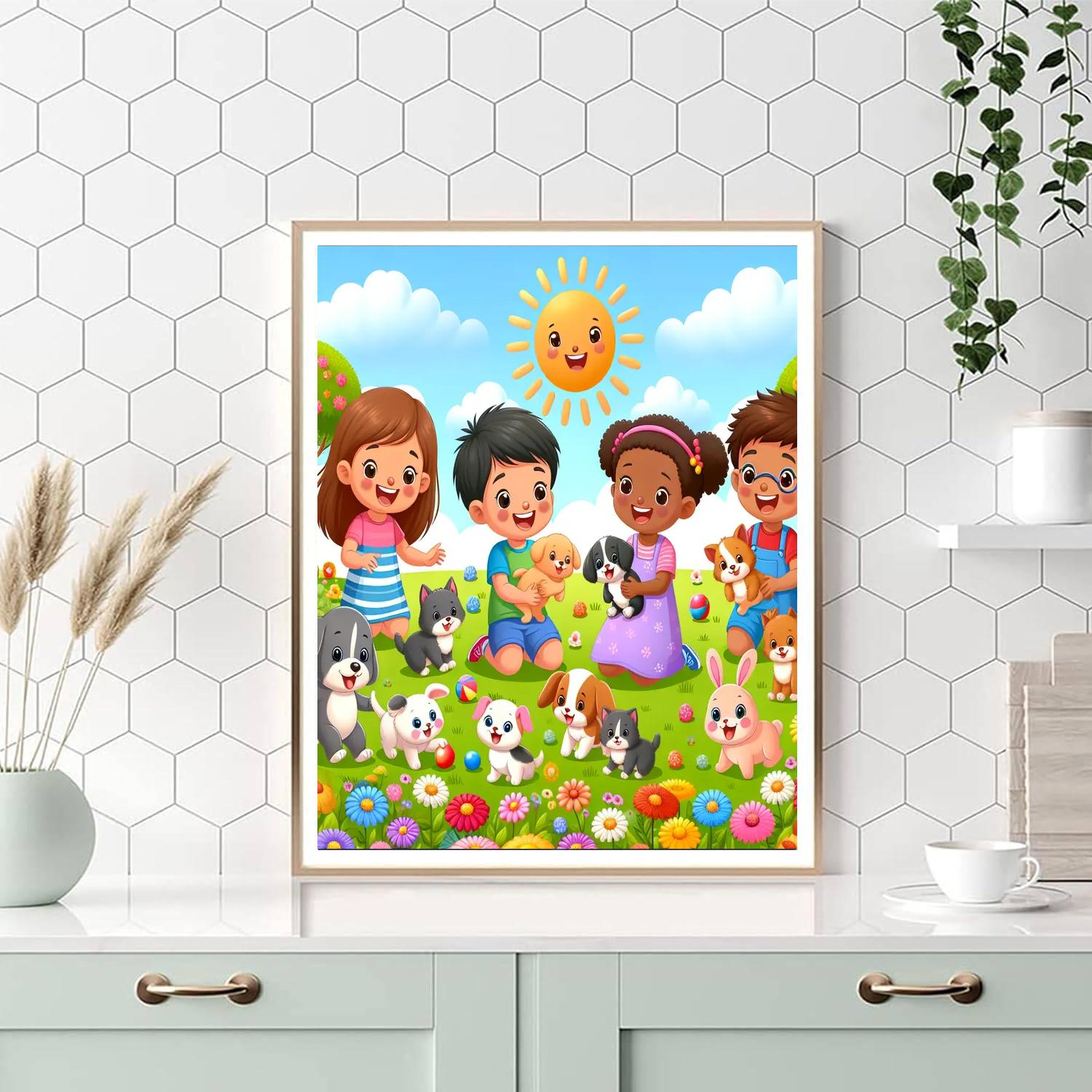 Pet Pals At Play Paint By Numbers Kits