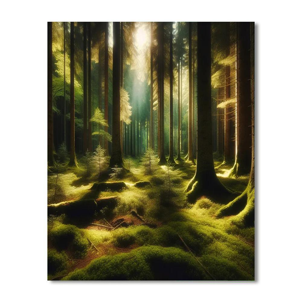 Forest Glade Reverie Paint By Numbers Art