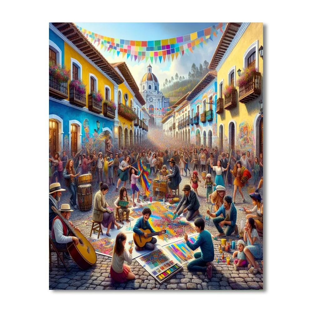Pinturas En La Calle Festival Painting Number Kit