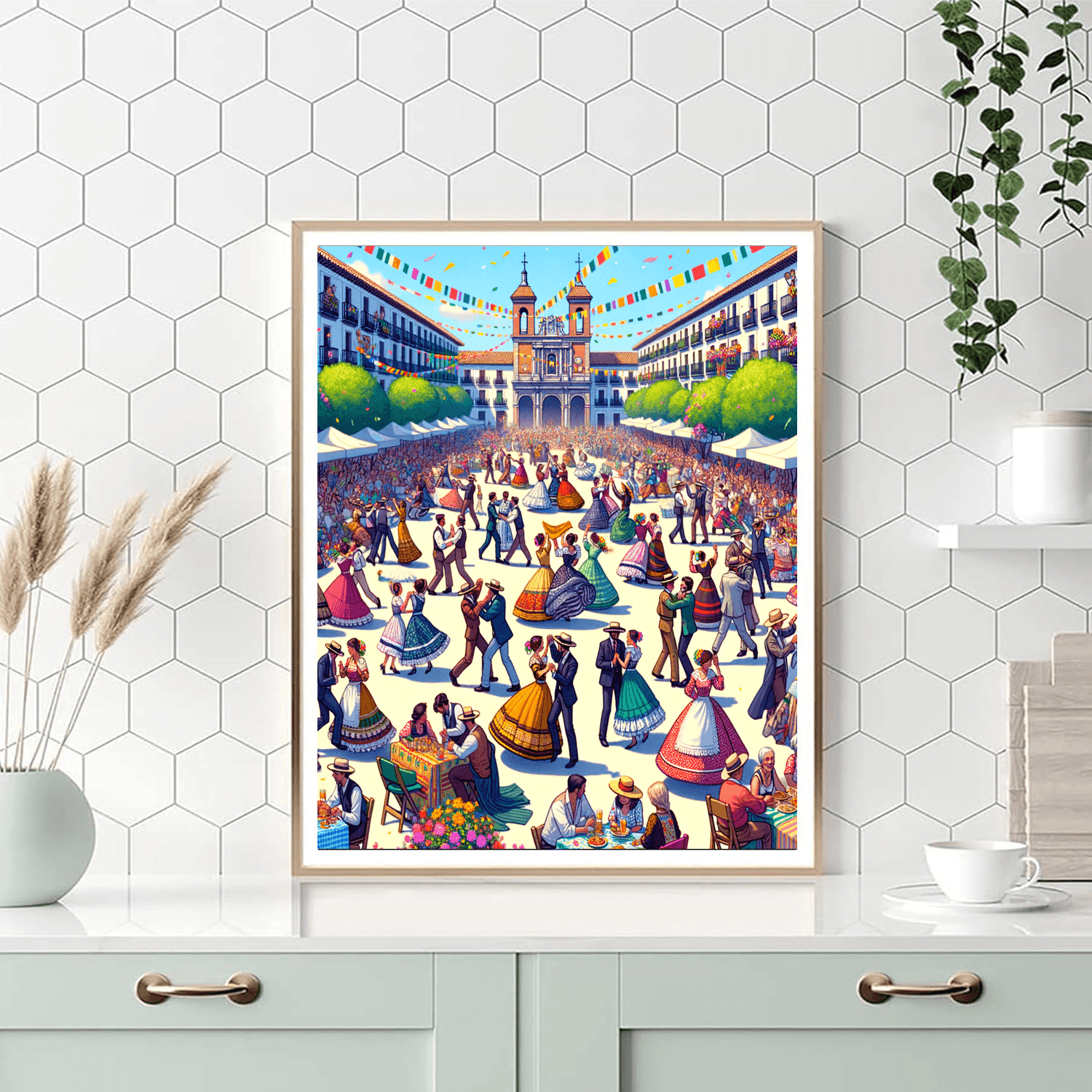 Fiesta De San Isidro - Madrid Numbered Painting Kits