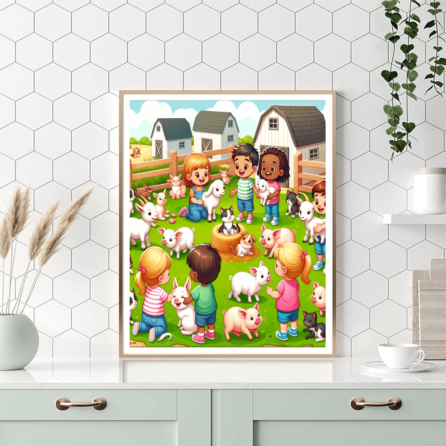 Magical Petting Zoo Paint By Number