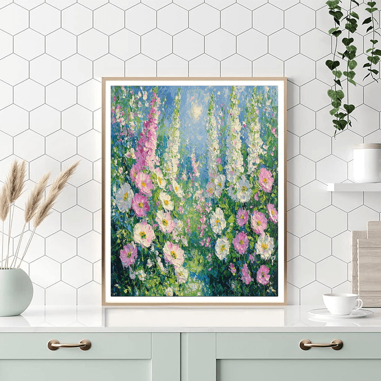 Claude Monet Inspired Eternal Blossoms Of Spring  Paint By Numbers Art
