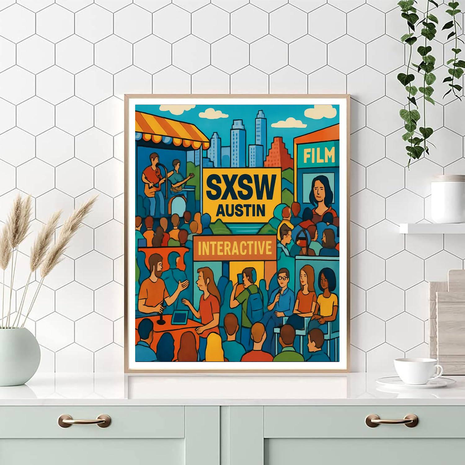 Sxsw - Austin Paint By Numbers