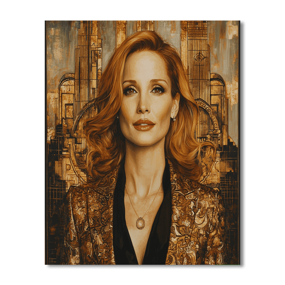 Jessica Chastain: The Fearless Pursuit Of Truth Paint By Numbers