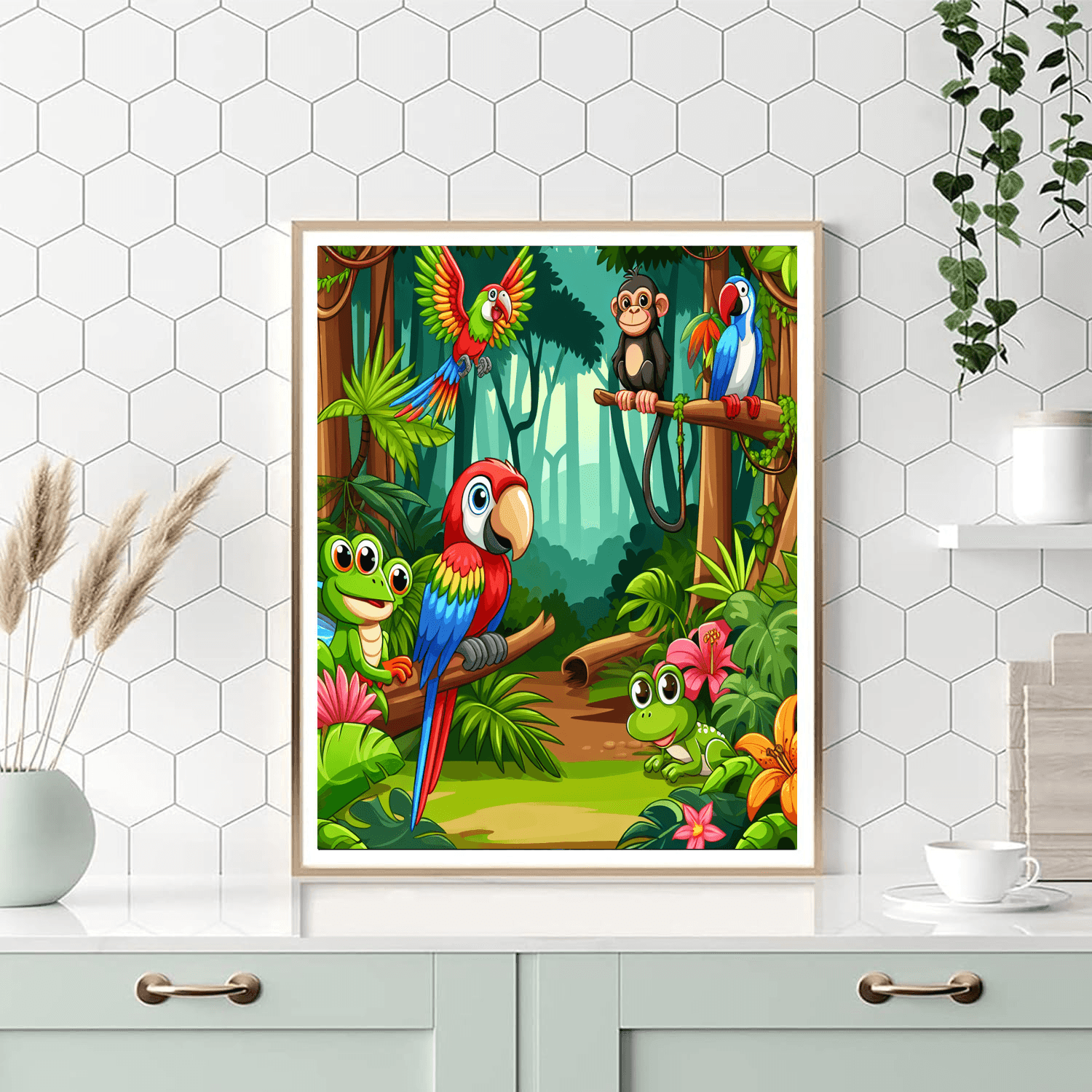 Rainforest Adventure Quest Paint By Color