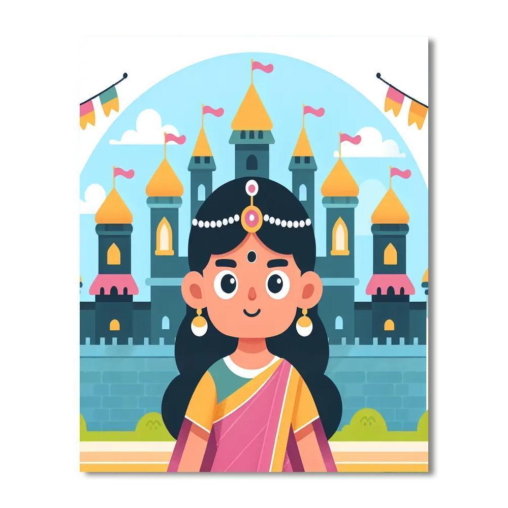 Princess Castle Dreams Numbered Painting Kits