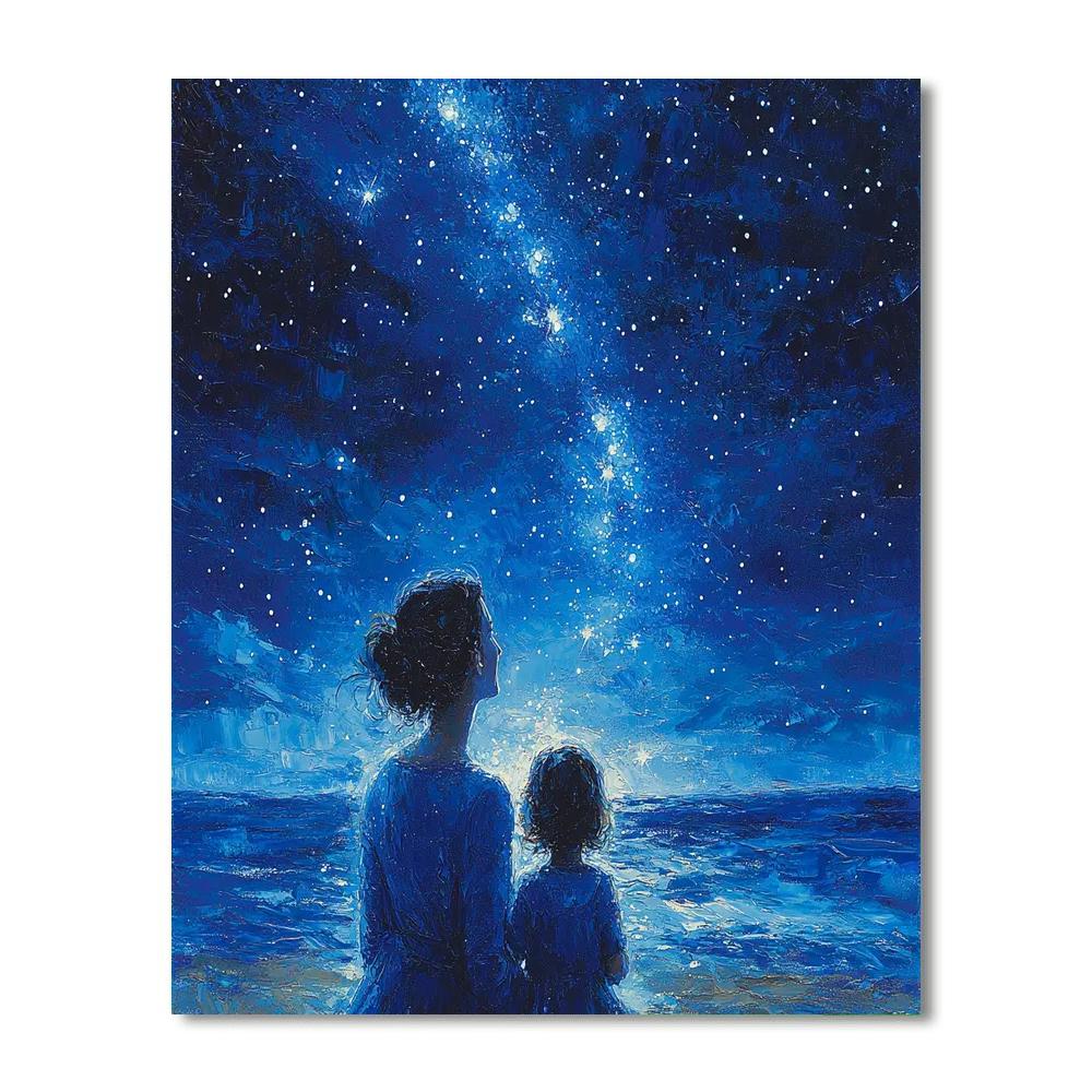 Bedtime Story Under The Stars Paint By Numbers Kits