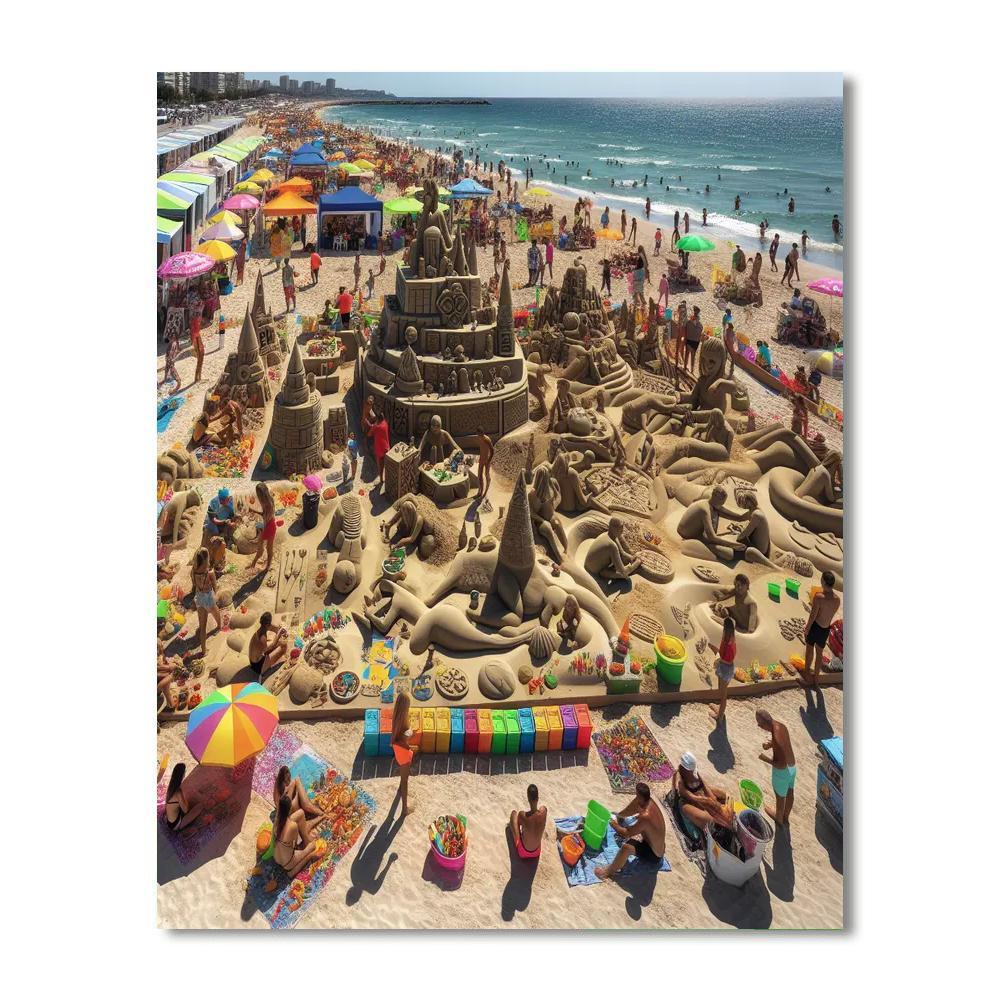 Busan Sea Festival - South Korea DIY Paint By Numbers