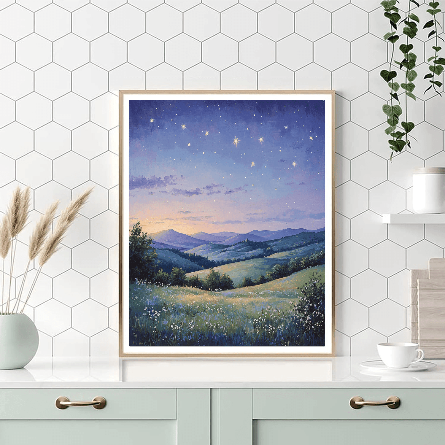 Caspar David Friedrich Inspired Enchanted Evening  Painting By Numbers Kit