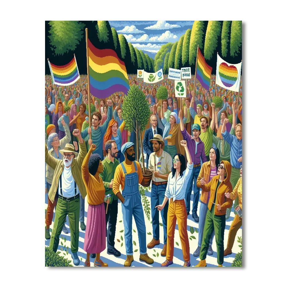 World Environment Day Paint By Numbers Kits