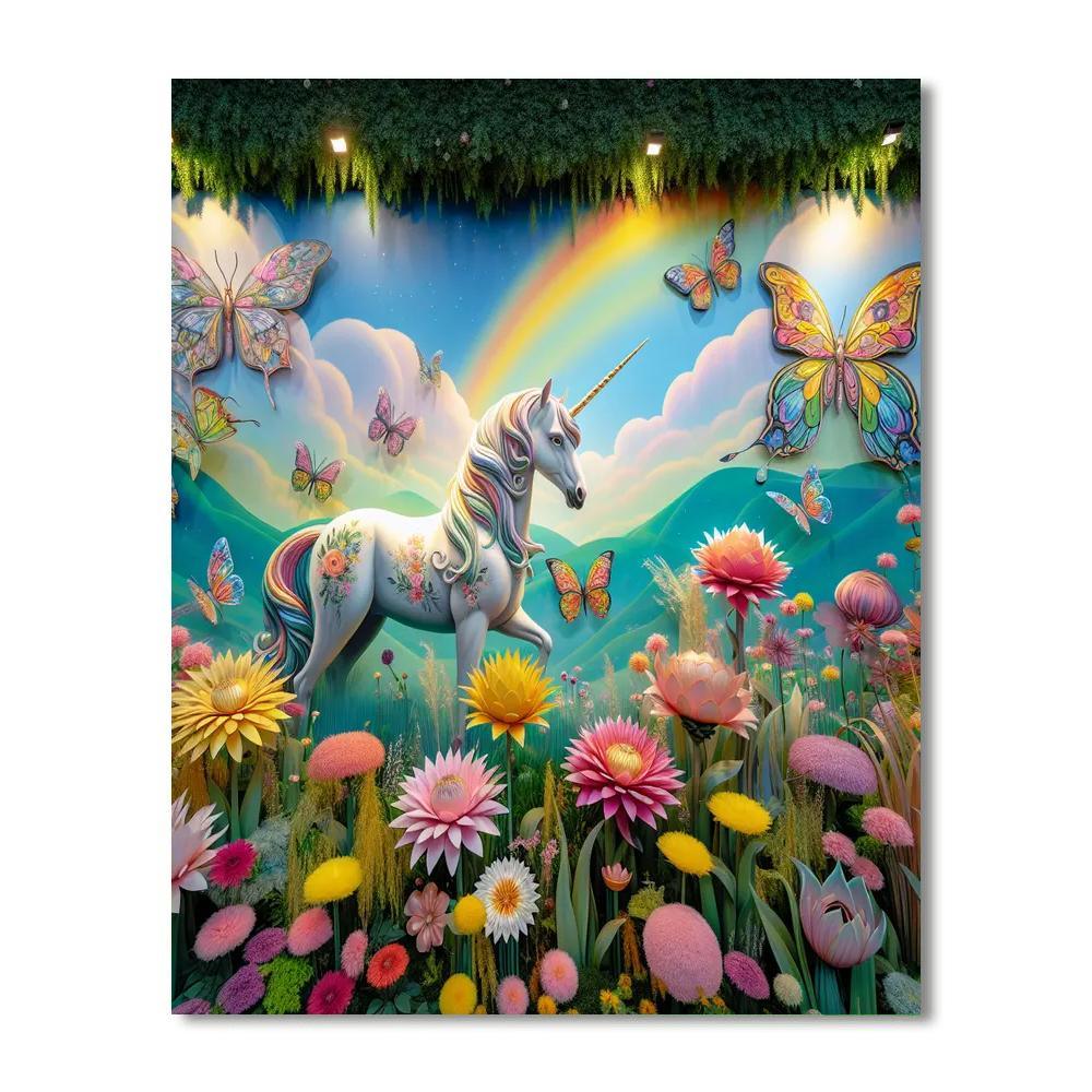 Whimsical Fairy Tale Meadow Painting By Numbers Kit