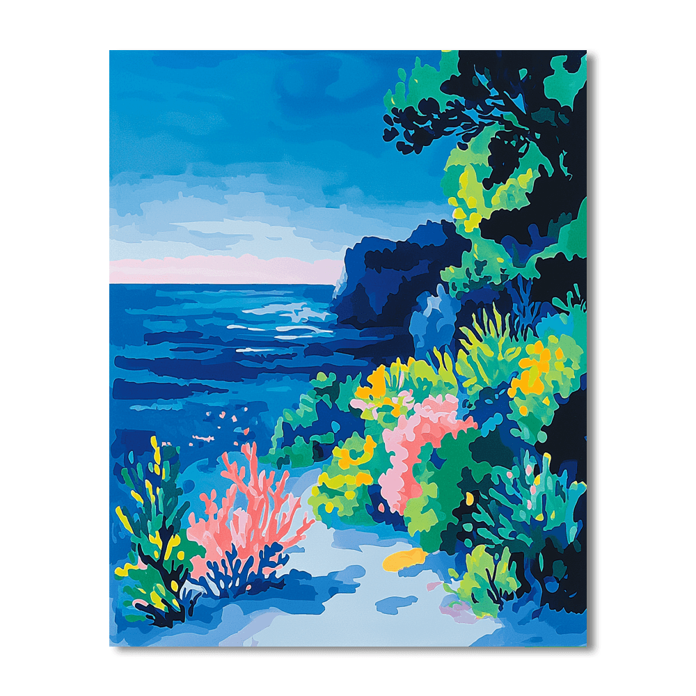 Paul Klee Inspired Wonders Of The Ocean  Painting By Numbers Kit