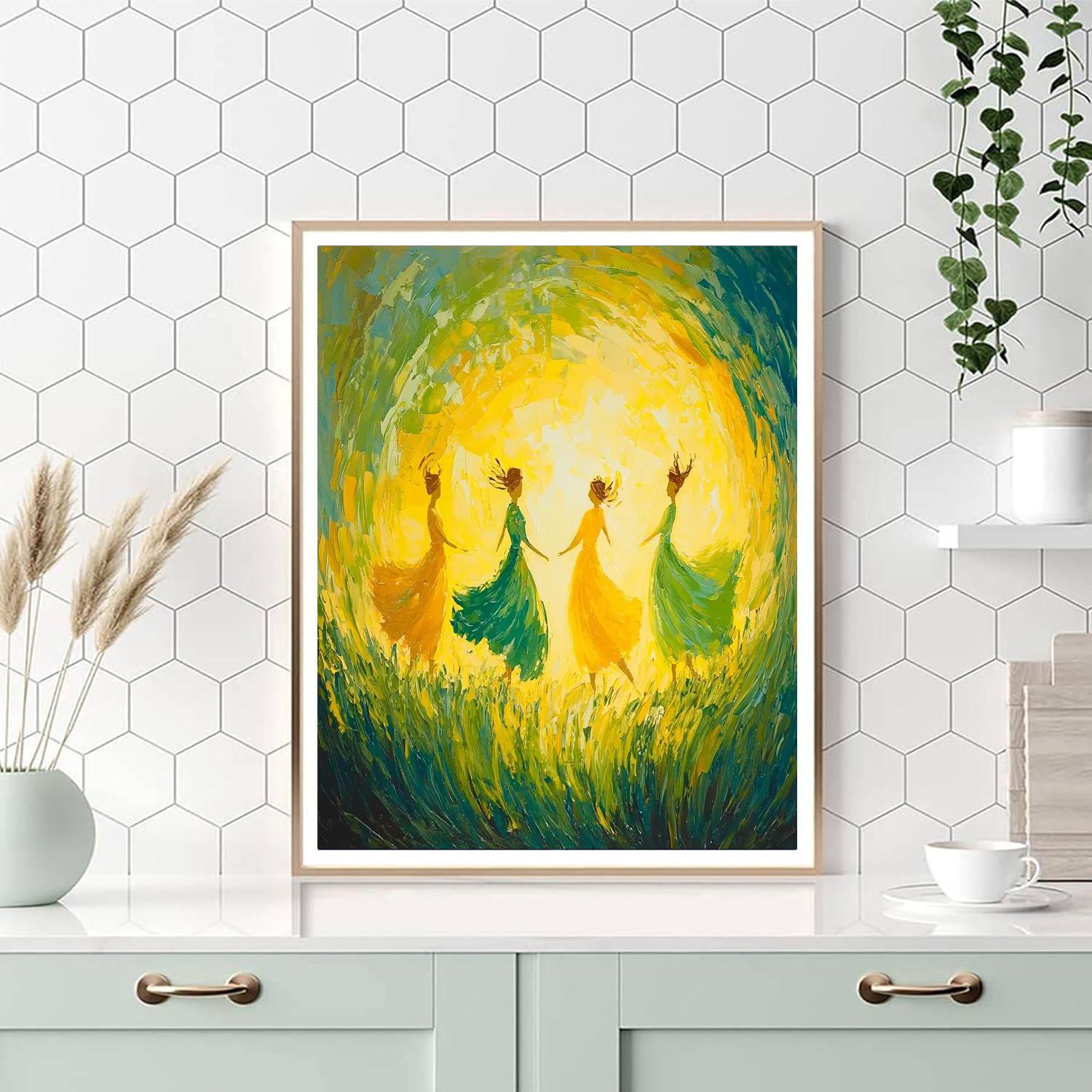 Dancing Together Painting By Numbers Kit