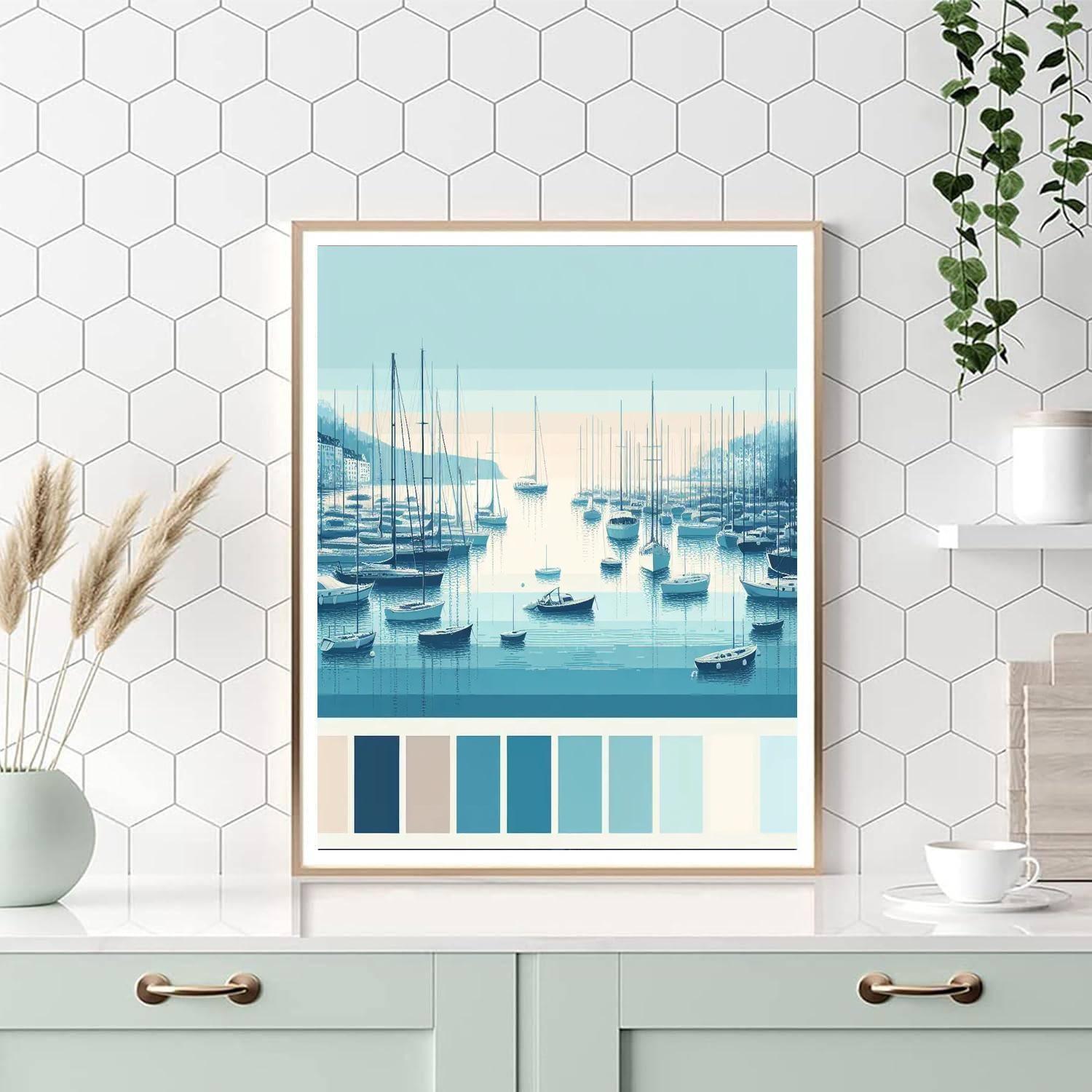 Sailing Away Dreams Painting Number Kit