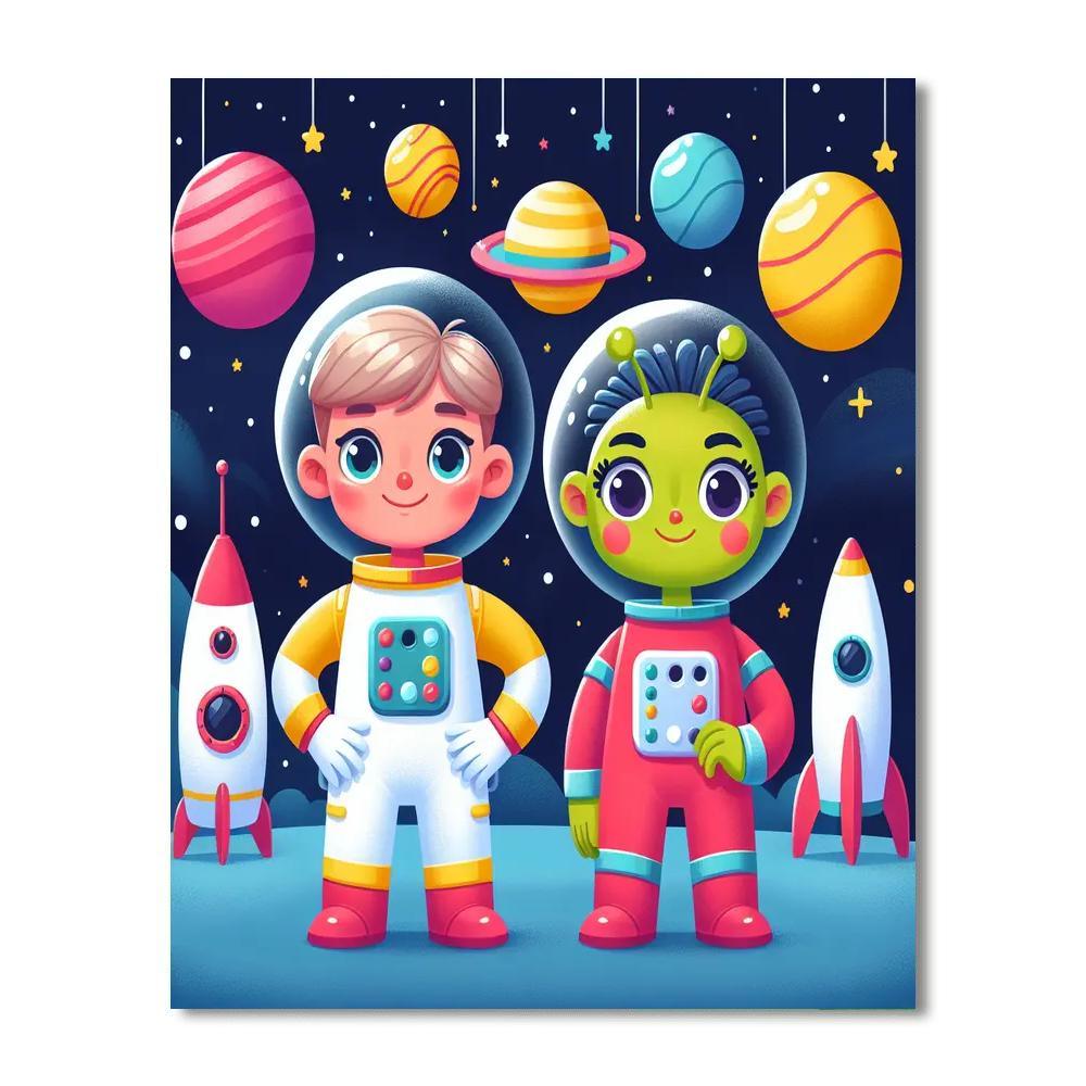 Galaxy Guardians' Mission Paint By Color