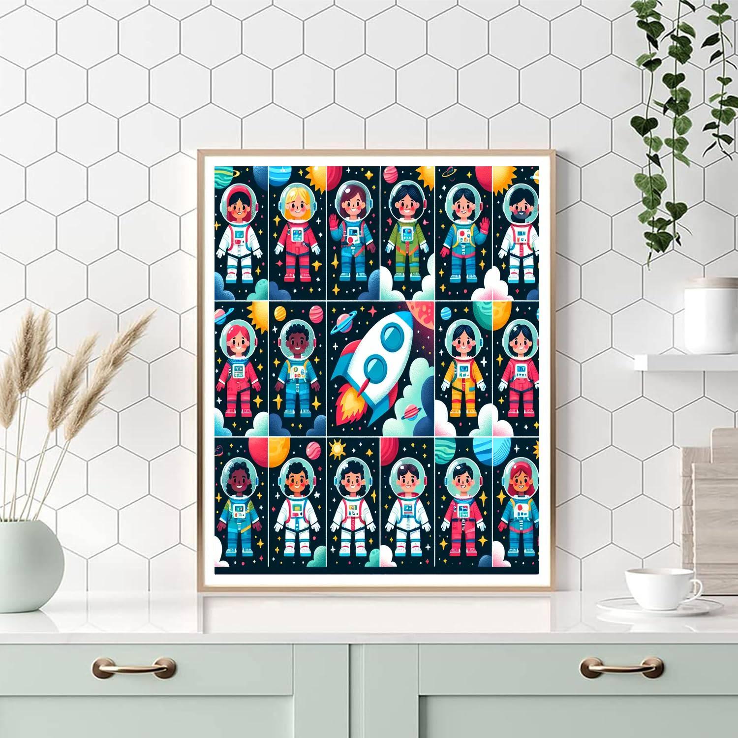 Space Expedition Paint By Number