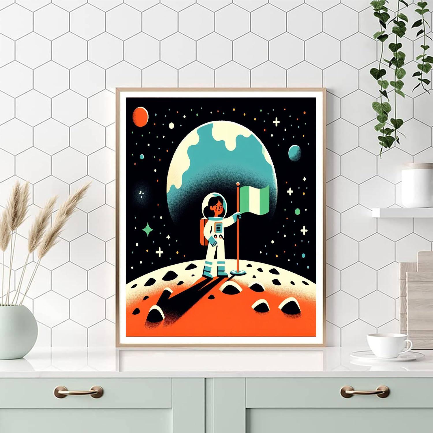 Space Pioneer Adventure Painting By Numbers Kit