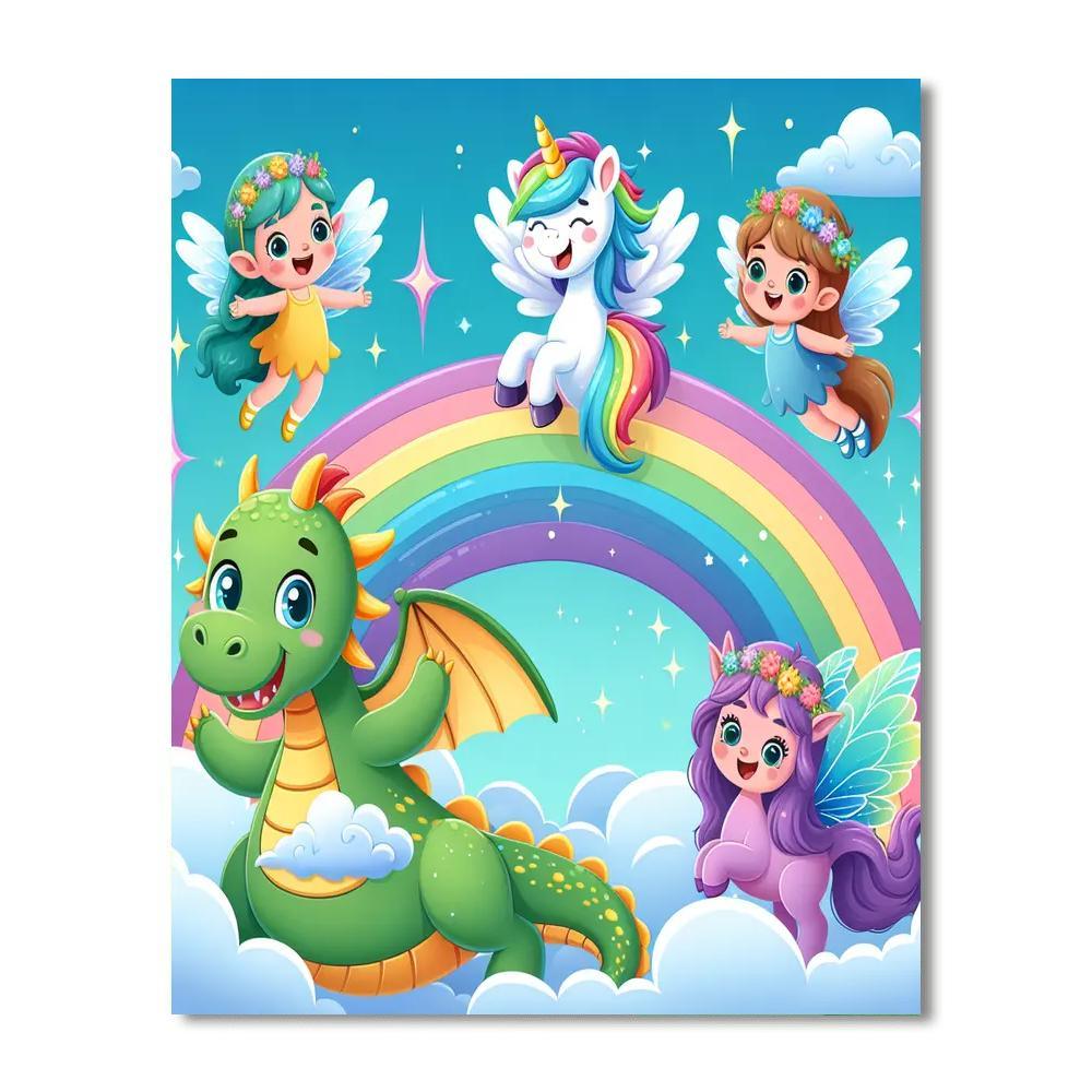 Mythical Creature Adventures Painting By Numbers Kit