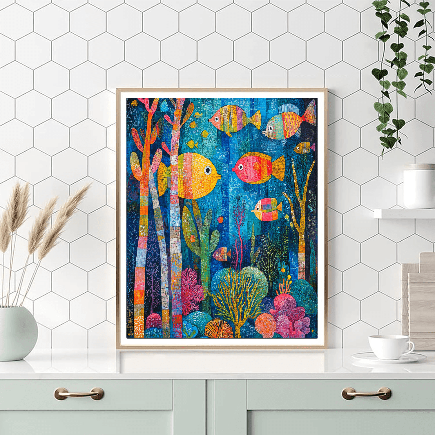 Paul Klee Inspired The Spirit Of The Ocean  Paint By Numbers Kits