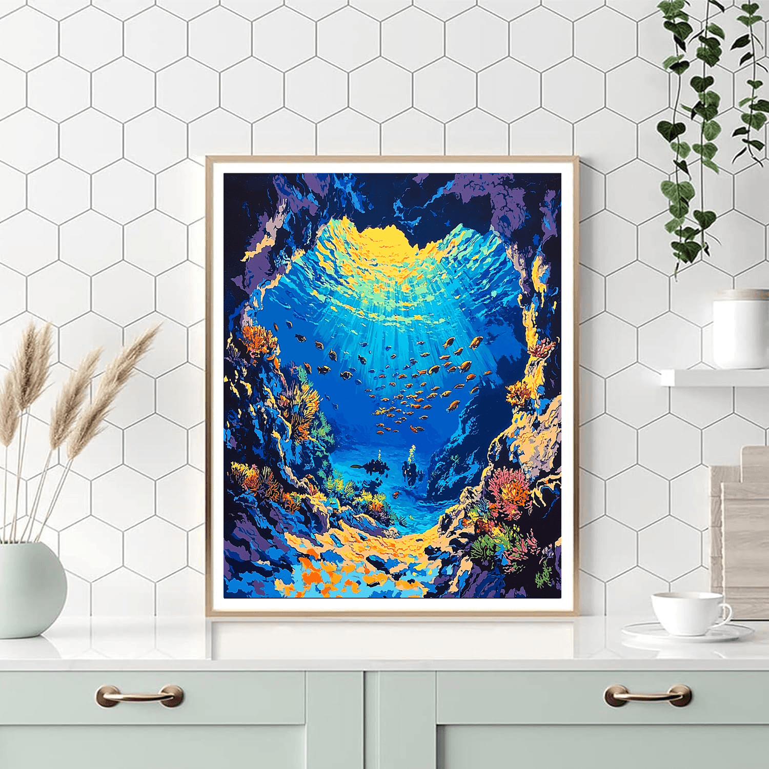 Blue Hole - Dahab Paint By Numbers Kits